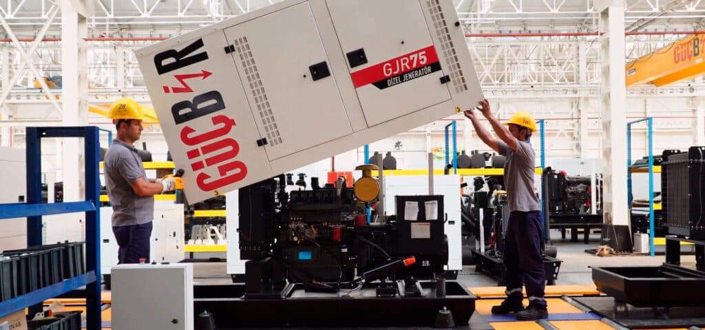 Виробництво Gucbir Generator — збирання установки GJR75 на заводі