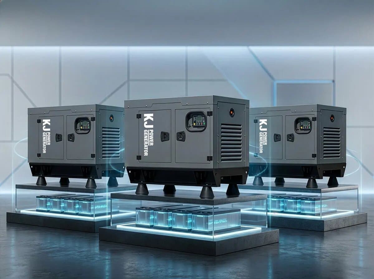 Гібридні установки KJ Power з блоками акумуляторів